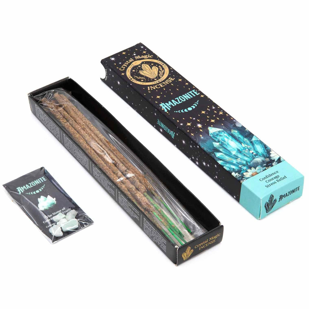 Amazonite Crystal Magic Incense