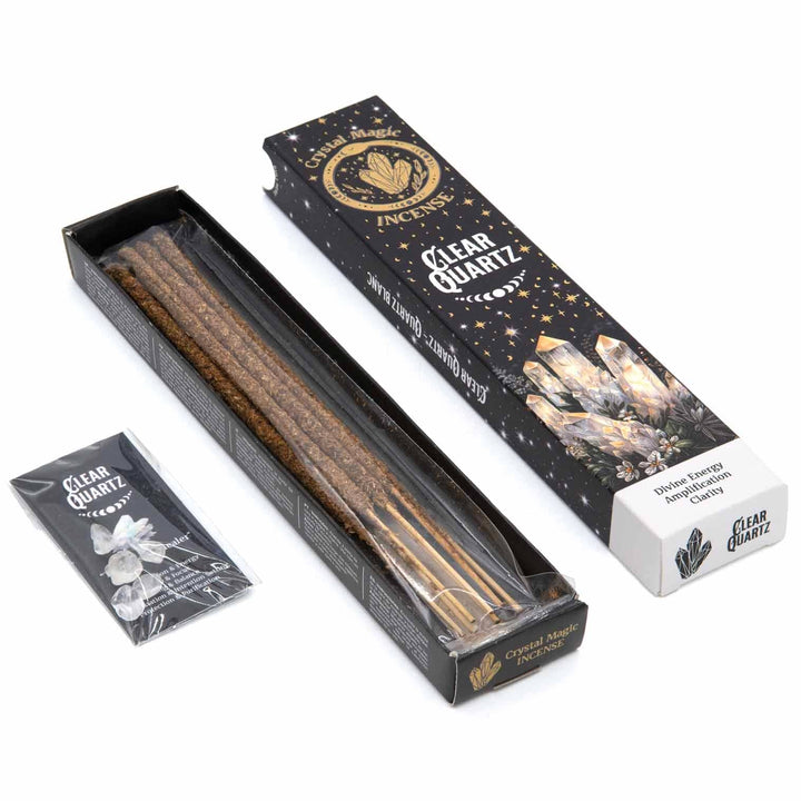 Clear Quartz Crystal Magic Incense