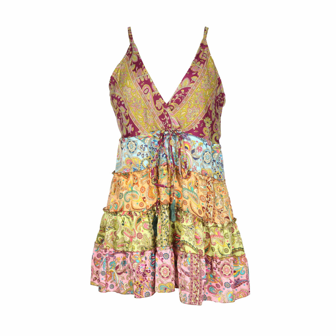 Tiered Paisley Cami Top