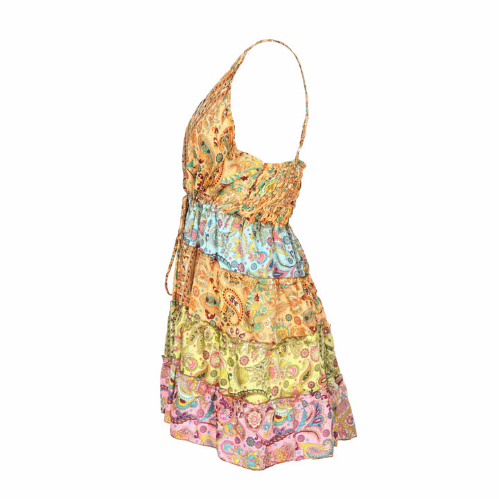 Tiered Paisley Cami Top