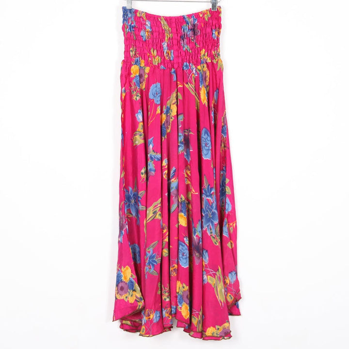 Upcycled Sari Wide Leg Palazzo Trousers