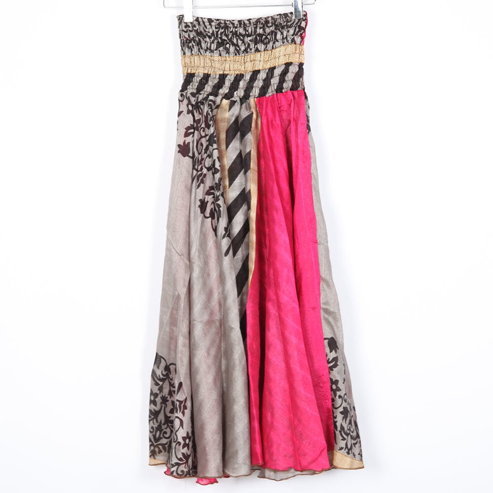 Upcycled Sari Wide Leg Palazzo Trousers