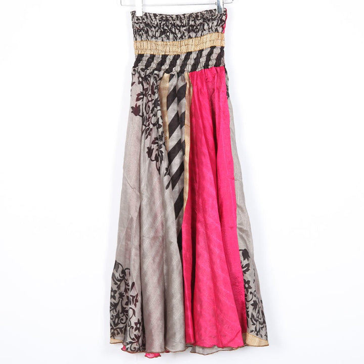 Upcycled Sari Wide Leg Palazzo Trousers