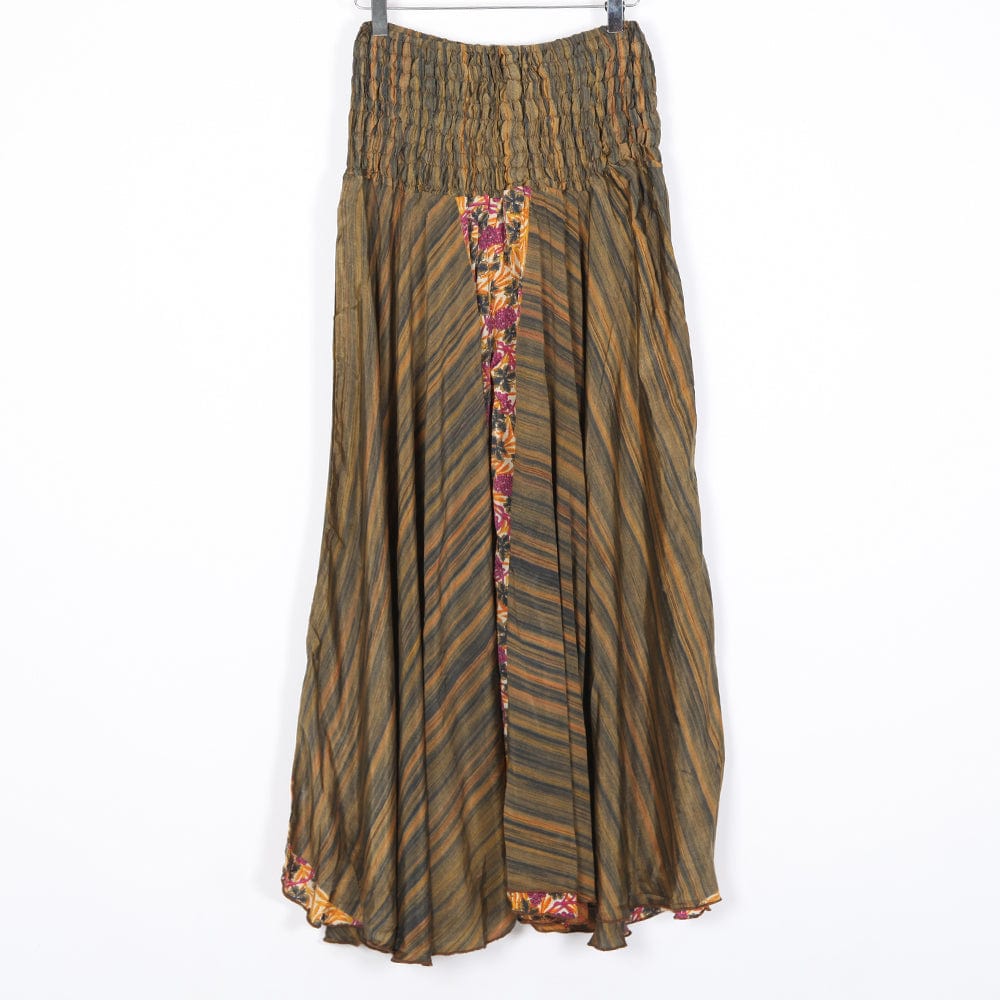 Upcycled Sari Wide Leg Palazzo Trousers