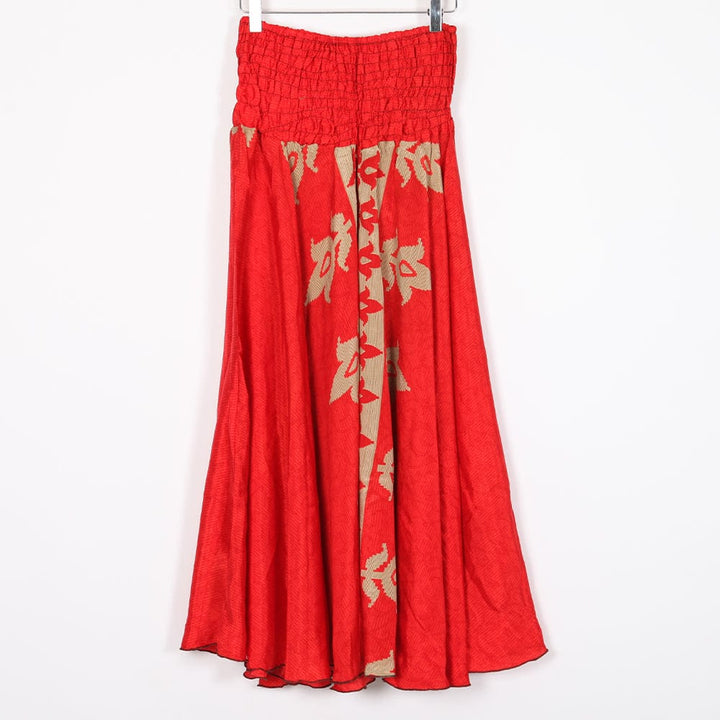 Upcycled Sari Wide Leg Palazzo Trousers