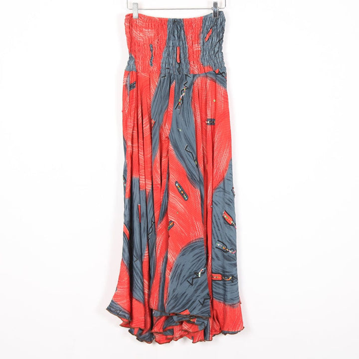 Upcycled Sari Wide Leg Palazzo Trousers
