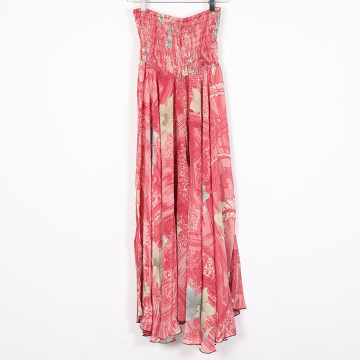 Upcycled Sari Wide Leg Palazzo Trousers
