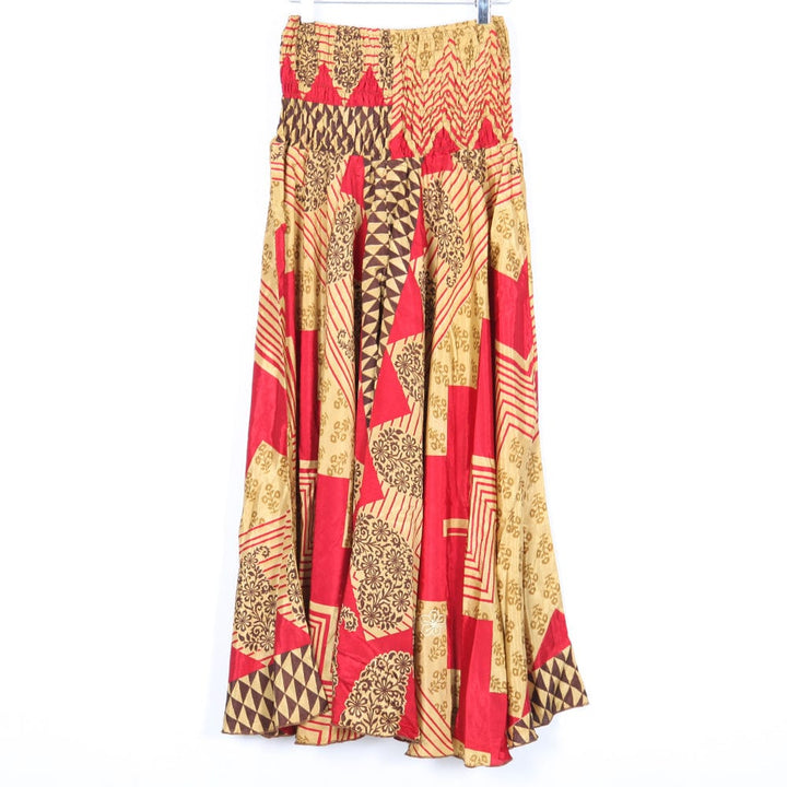 Upcycled Sari Wide Leg Palazzo Trousers