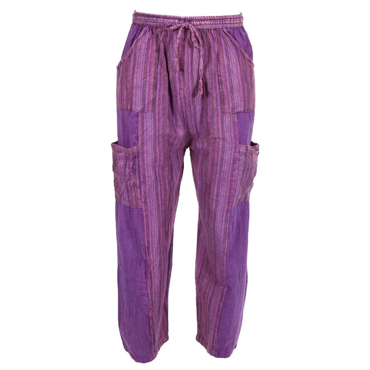 Paneled Cargo Trousers