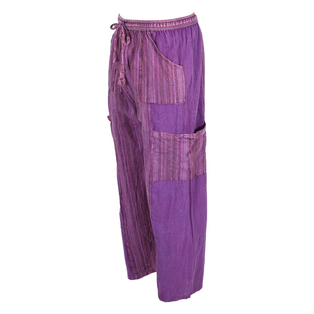 Paneled Cargo Trousers