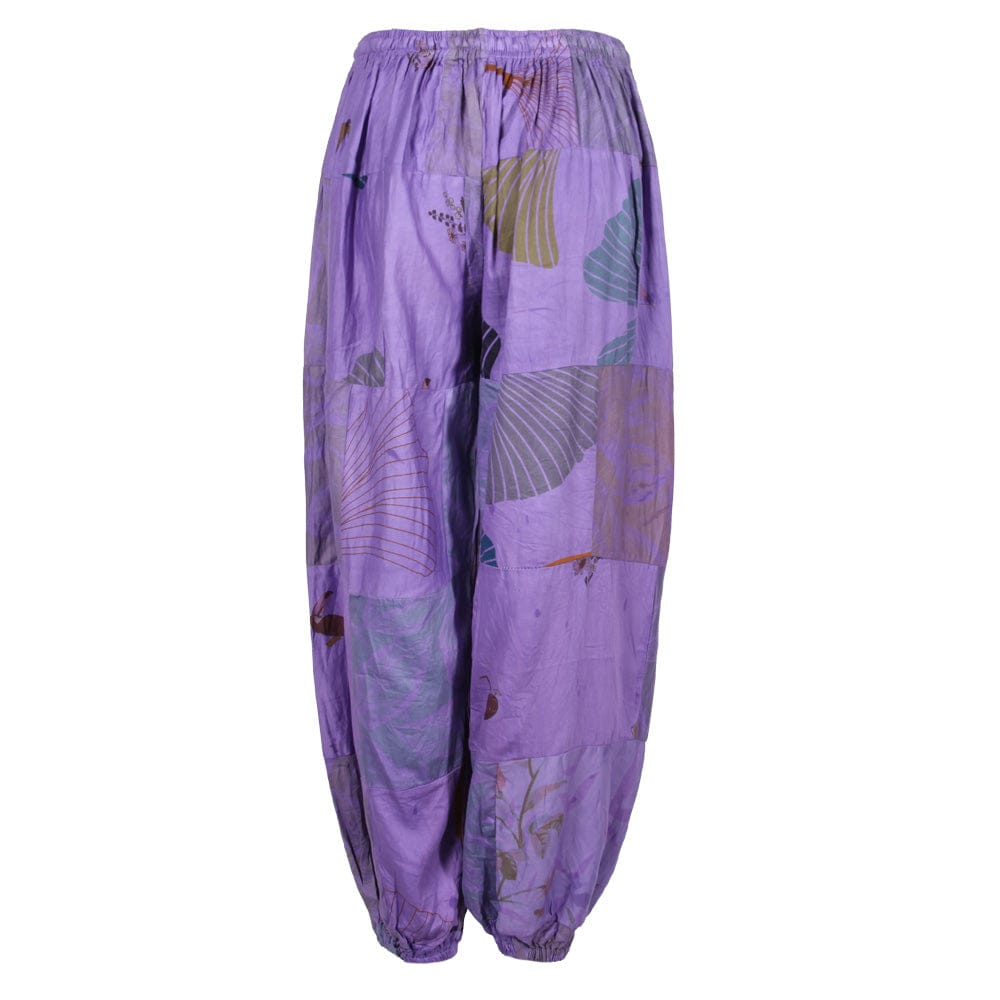 Patchwork Cotton Harem Trousers
