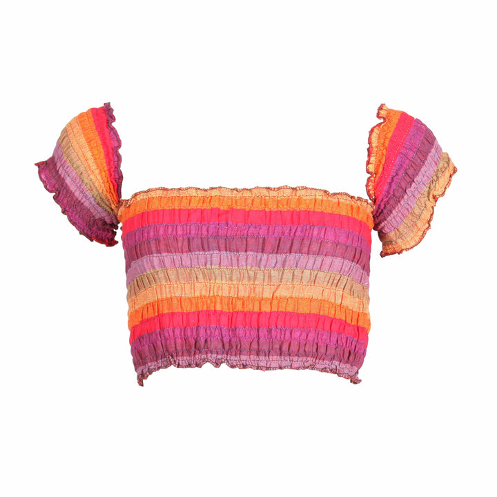 Ruched Crop Top