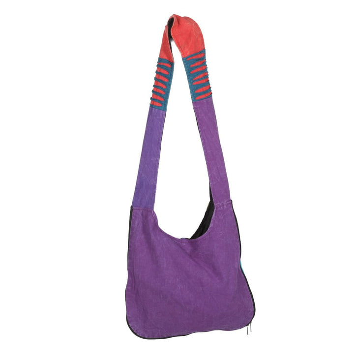 Embroidered Patchwork Shoulder bag