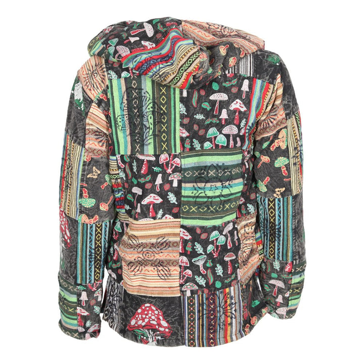Gheri Patchwork Screen Print Jacket