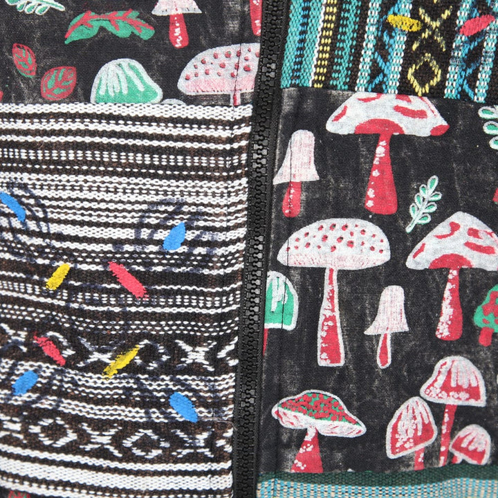 Gheri Patchwork Screen Print Jacket