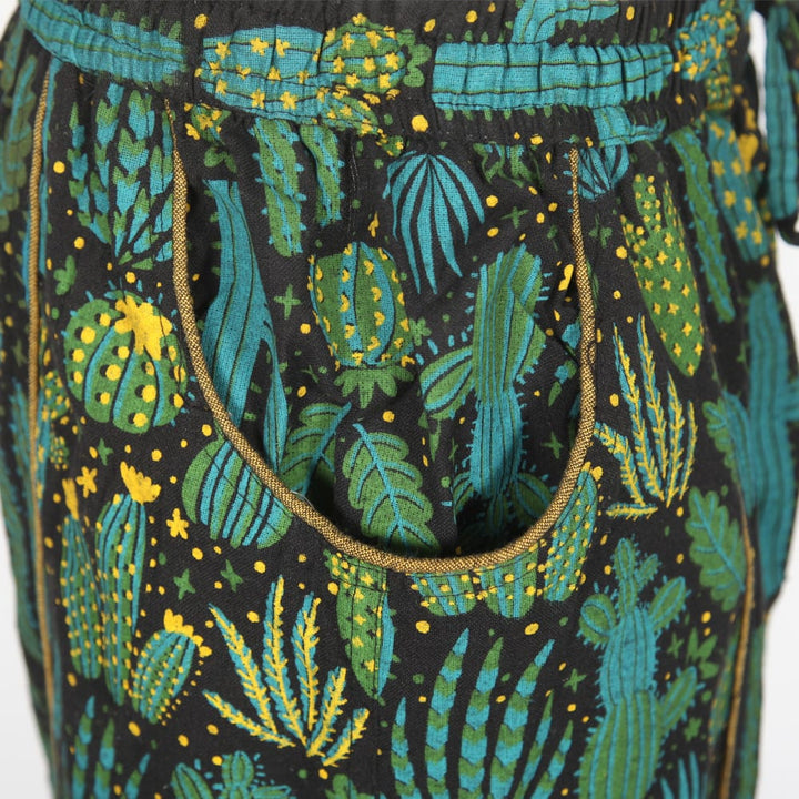 Cactus print harem pants