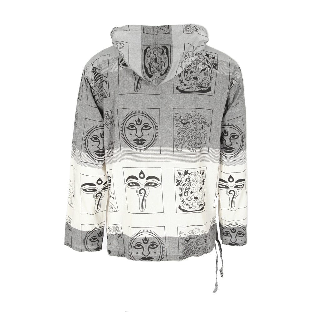 Lightweight Printed Hoodie