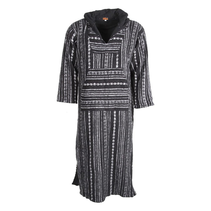 Long Pullover Hooded Robe