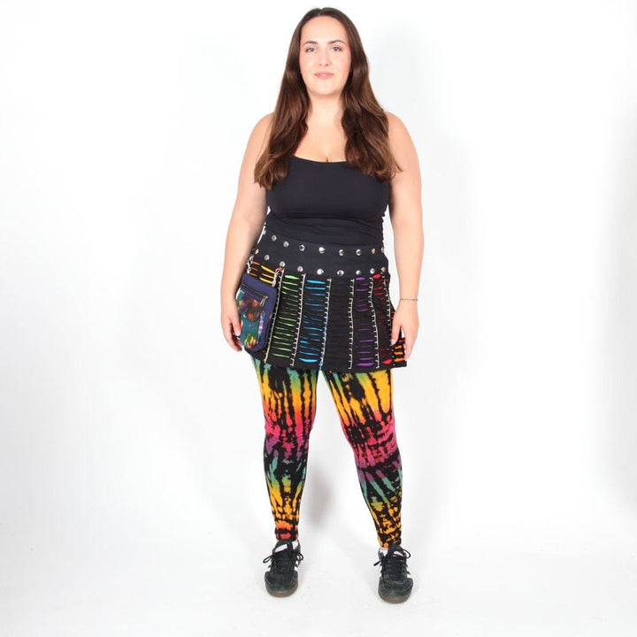 Reversible Tie Dye Popper Skirt
