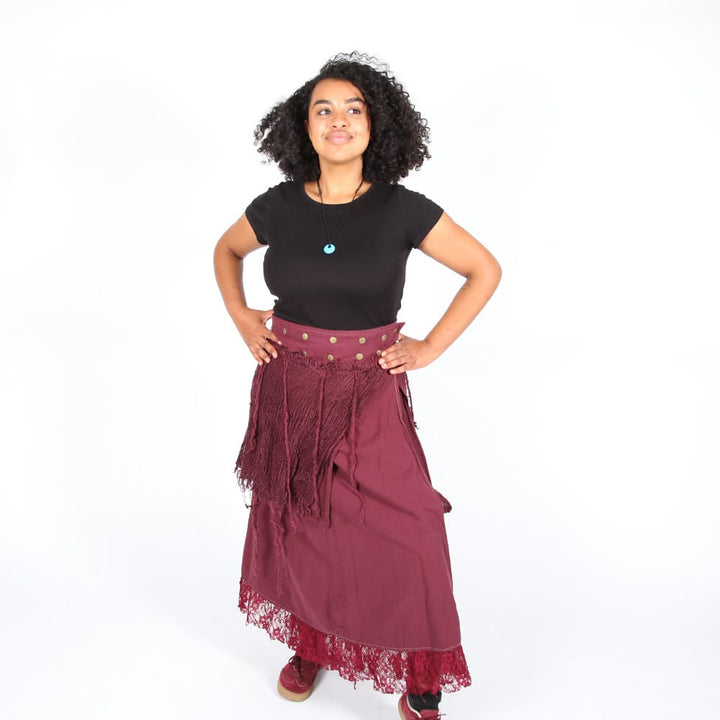 Long Popper Skirt