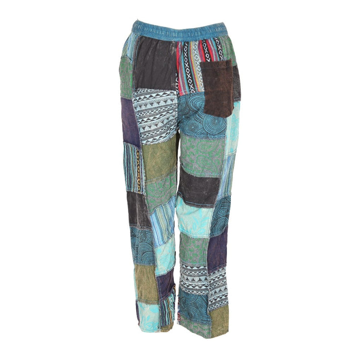 Overdyed Patchwork Trousers