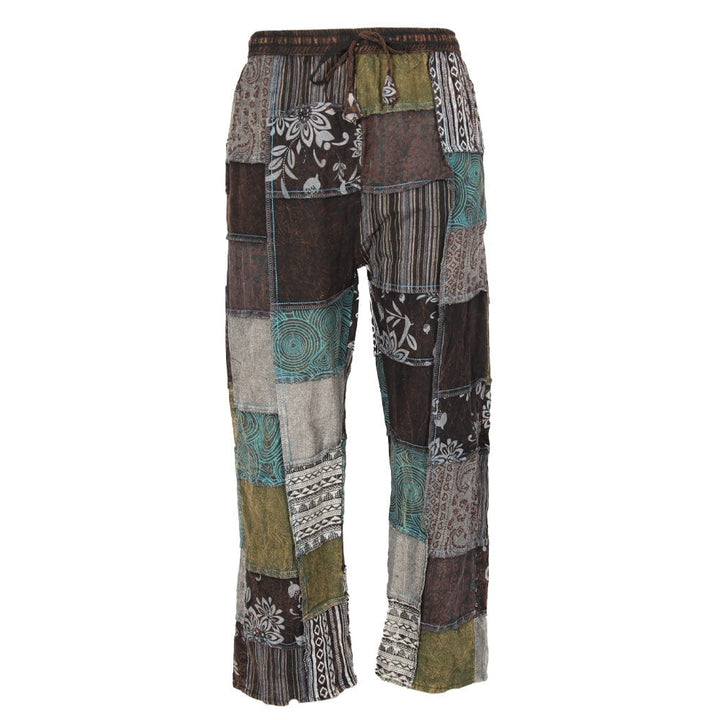 Overdyed Patchwork Trousers