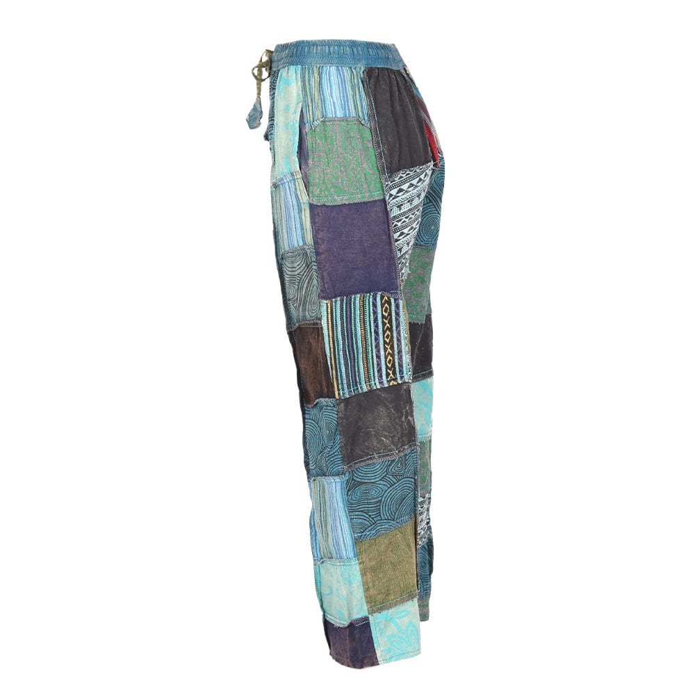 Overdyed Patchwork Trousers