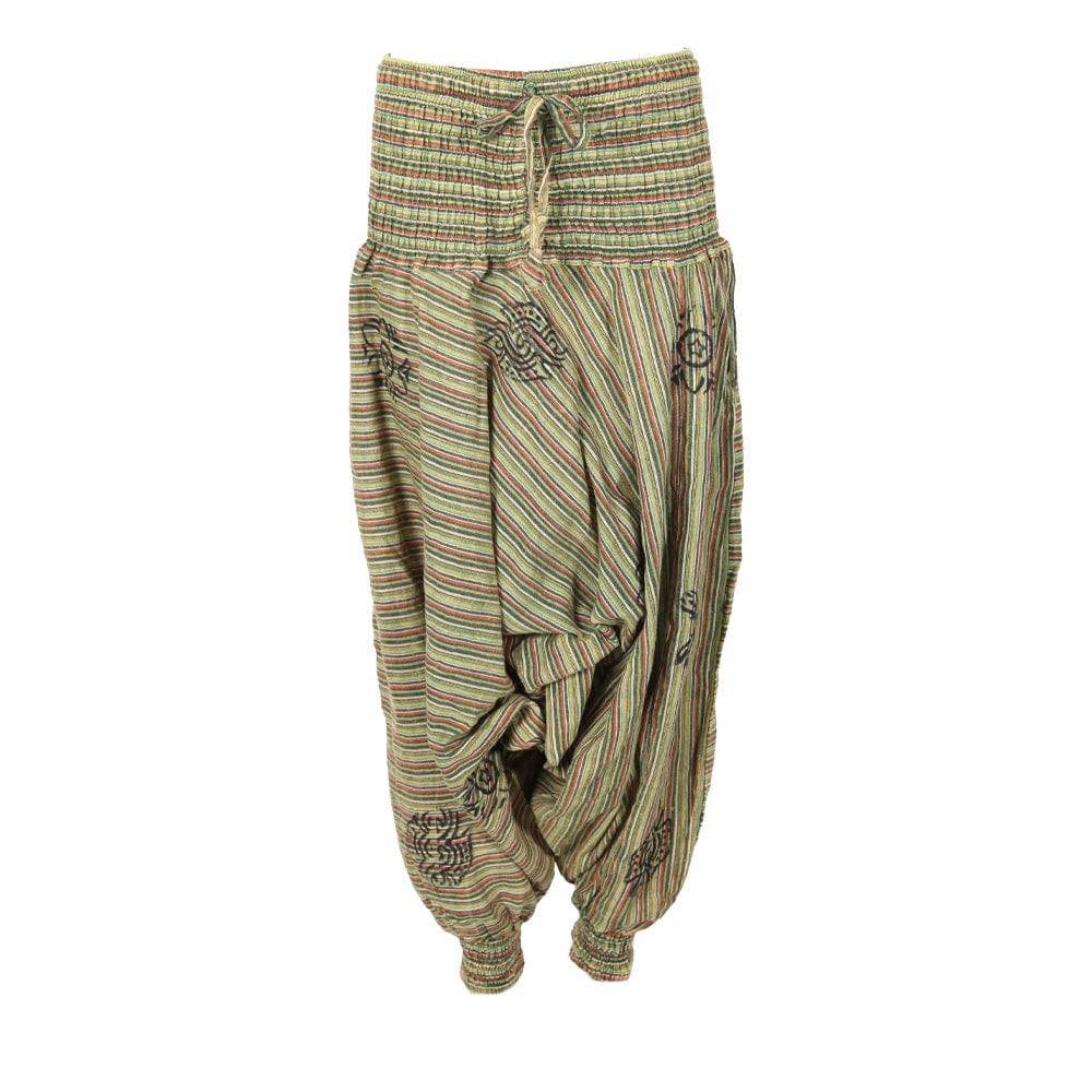 Acid Wash Drop Harem Pants..