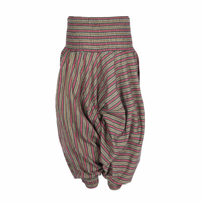 Men's Stripe Drop Crotch Harem Pants