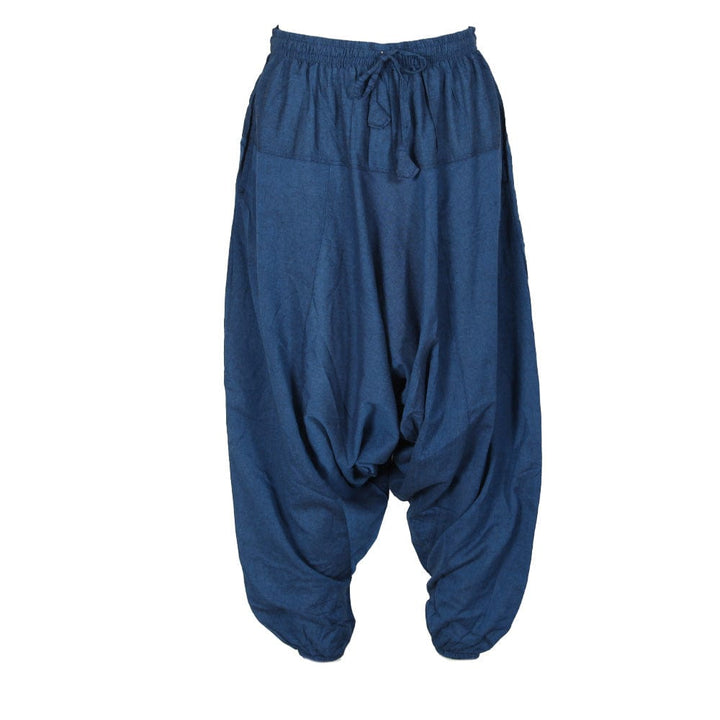 Low Cotton Jogger Harem Pants