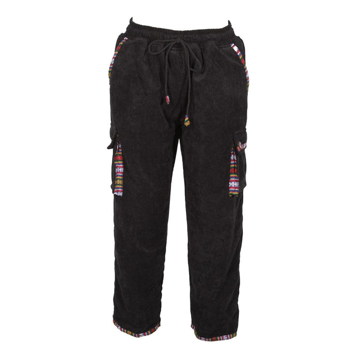 Borg Lined Corduroy Trousers