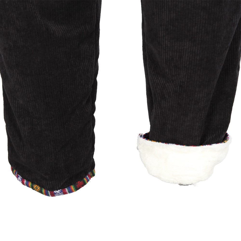 Borg Lined Corduroy Trousers
