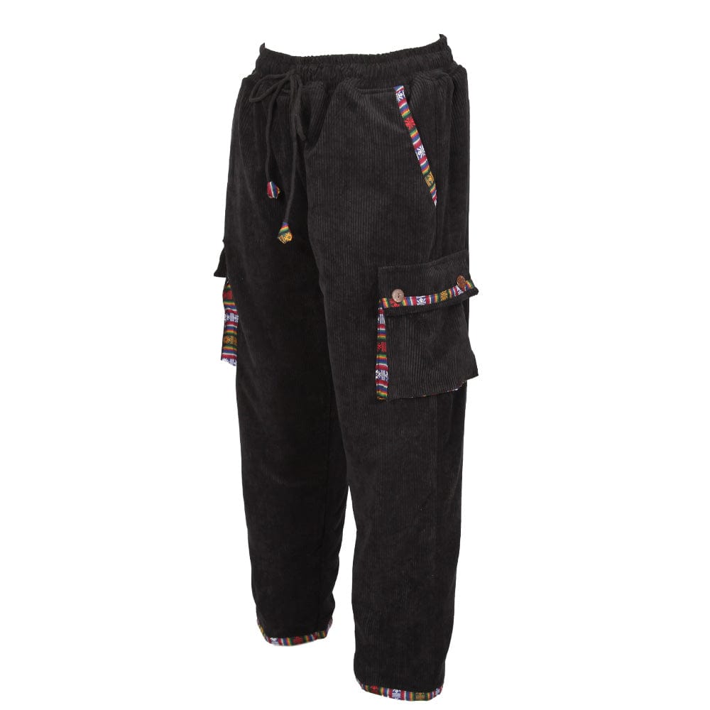 Borg Lined Corduroy Trousers