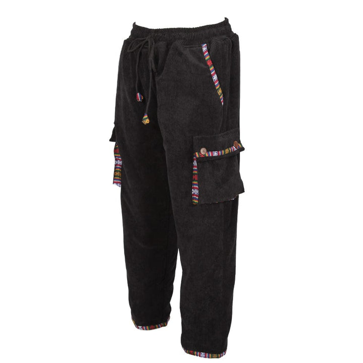 Borg Lined Corduroy Trousers
