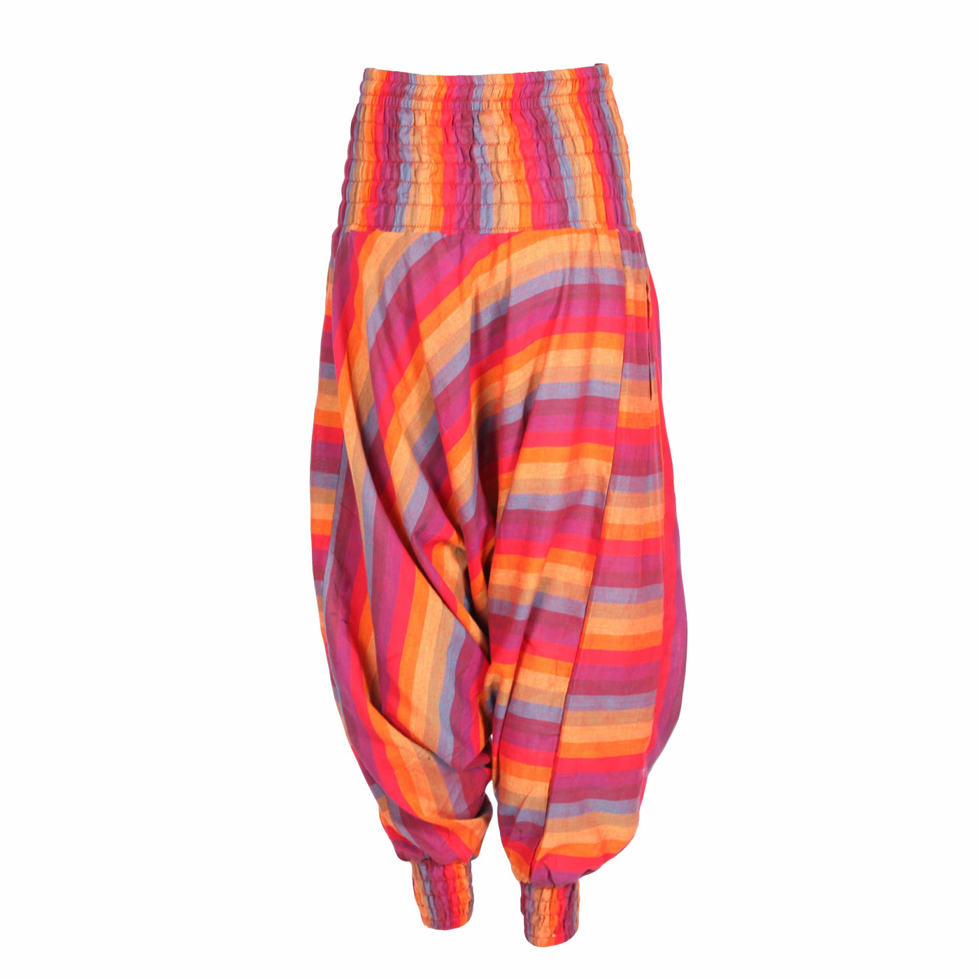 Rainbow Stripe Harem Pants