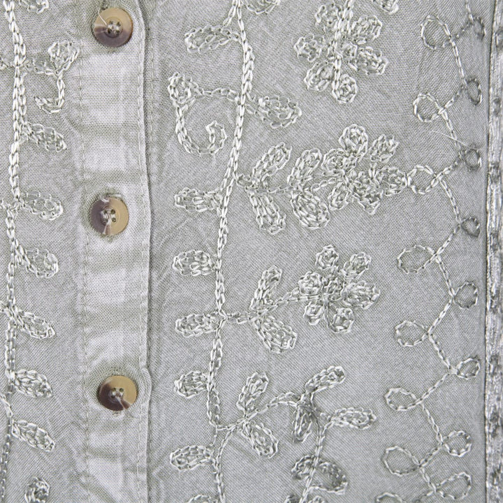 Embroidered Floral Blouse