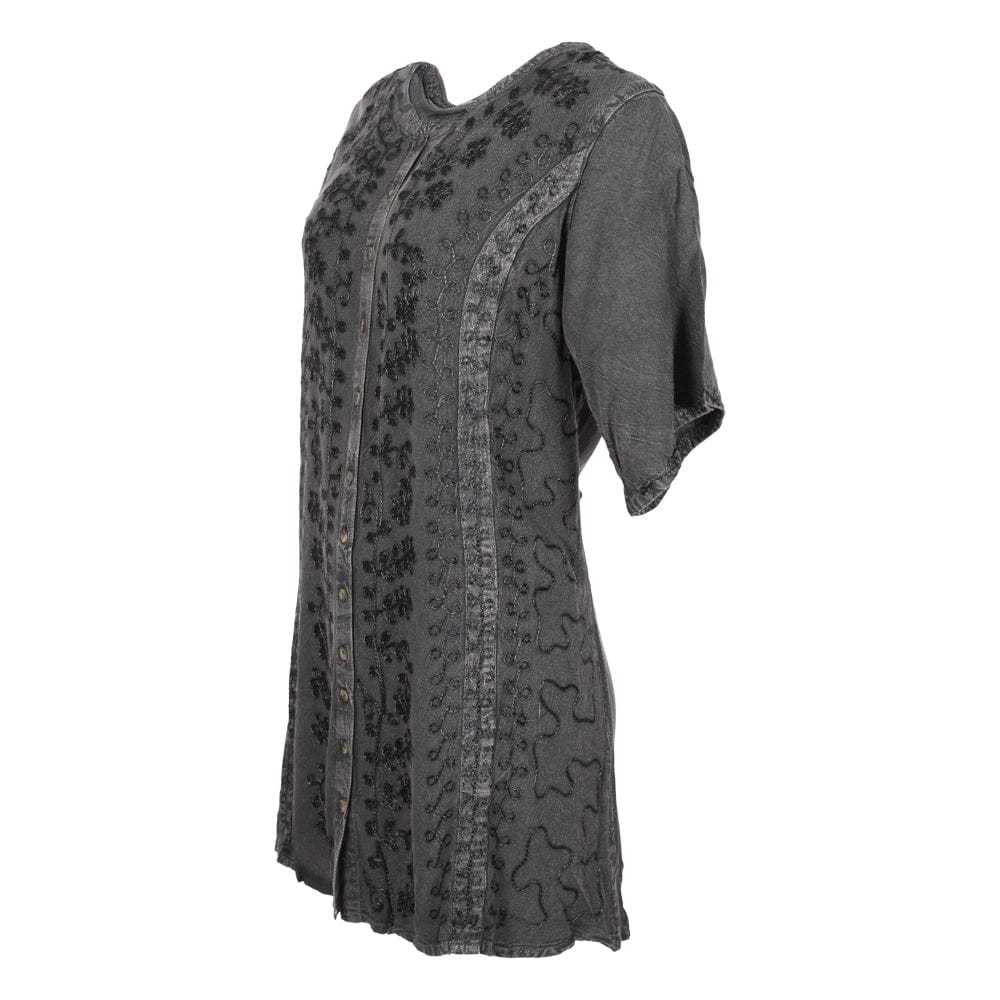 Embroidered Floral Blouse