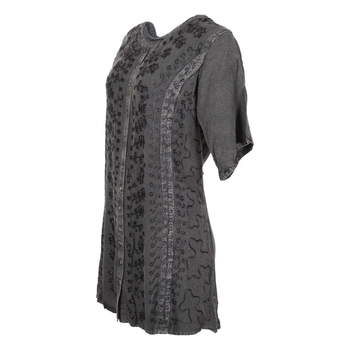 Embroidered Floral Blouse