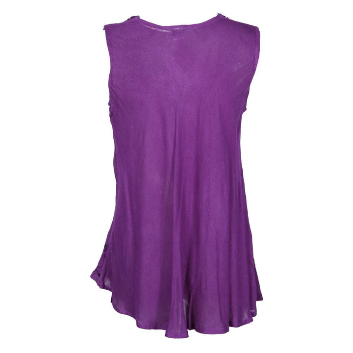 Embroidered Umbrella Vest Top