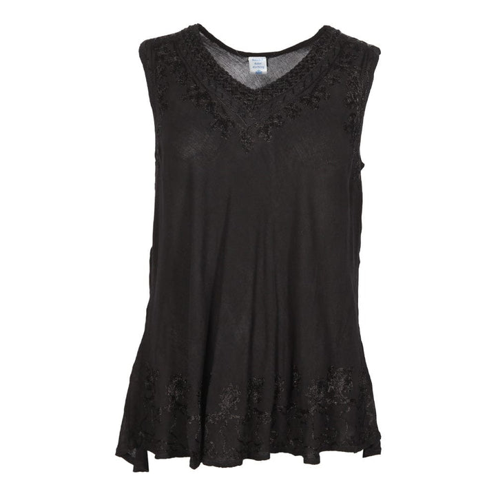 Embroidered Umbrella Vest Top