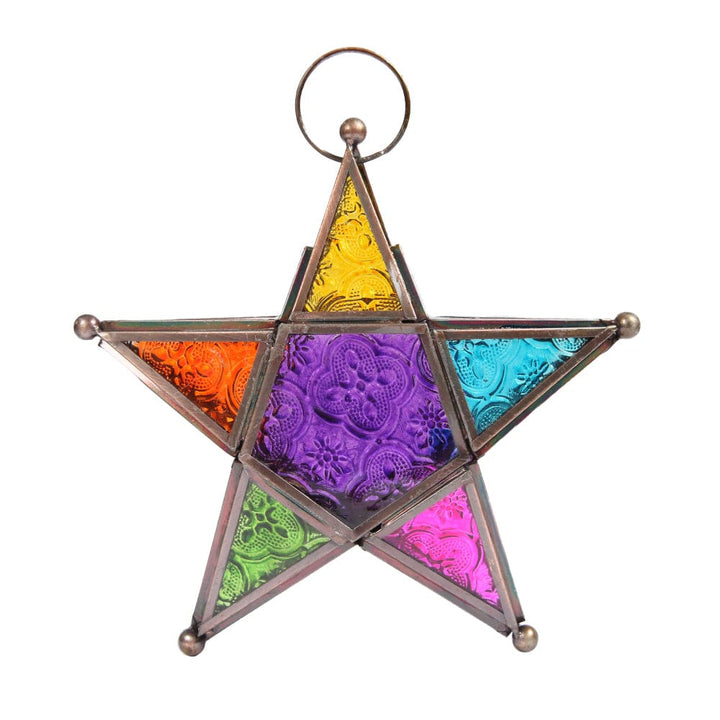 Stained Glass Star Lantern