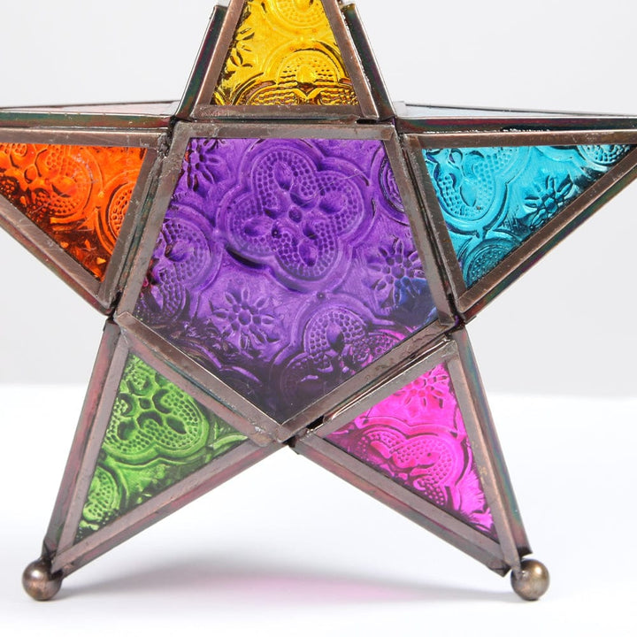 Stained Glass Star Lantern