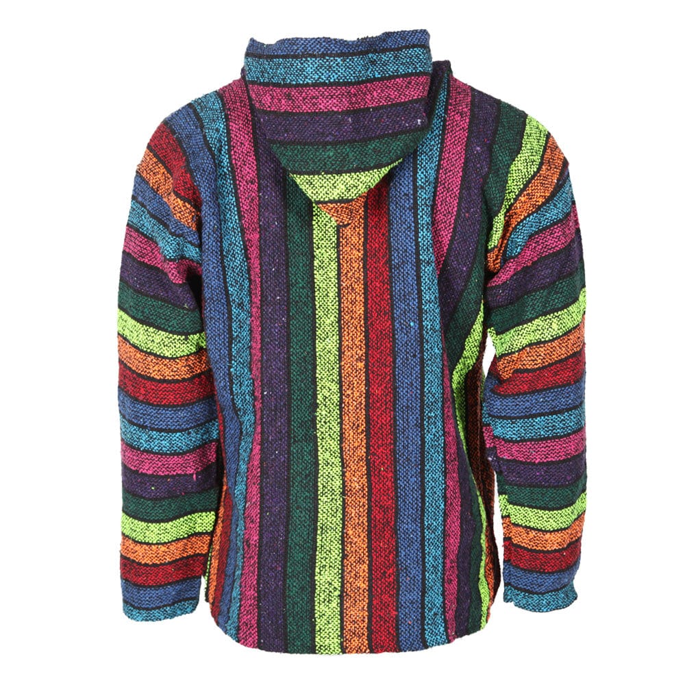 Men's Rainbow Baja Hoodie Pullover
