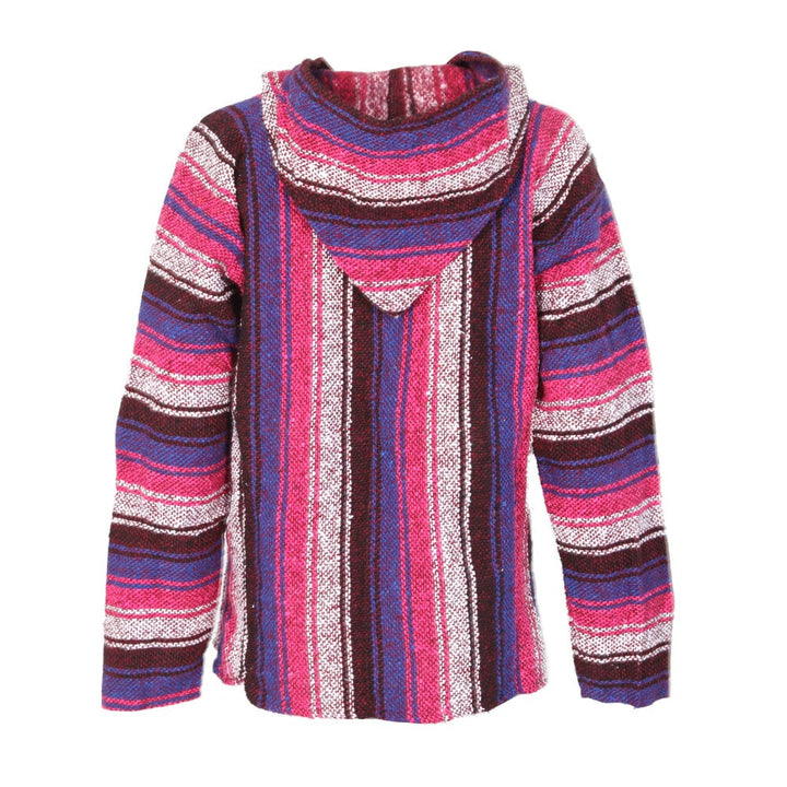 Men's Pink & Blue Baja Hoodie