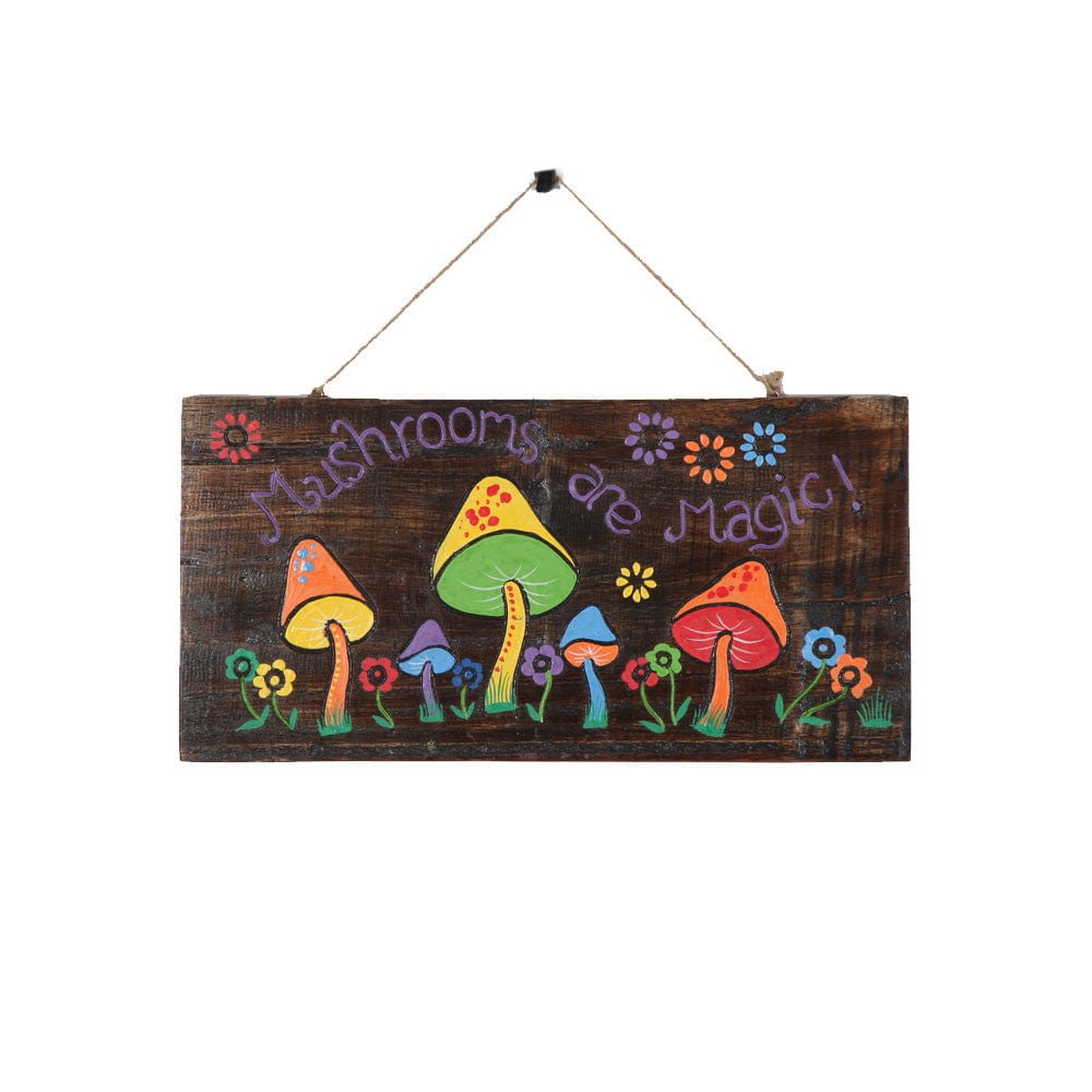 Mushrooms Are Magic! Wall Plaque