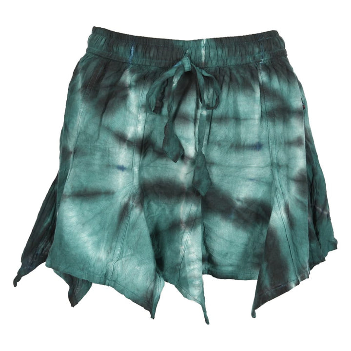 Tie Dye Hanky Hem Mini Skirt