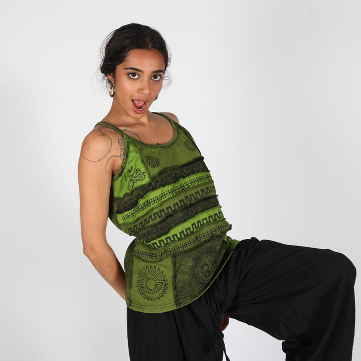 Patchwork Vest Top