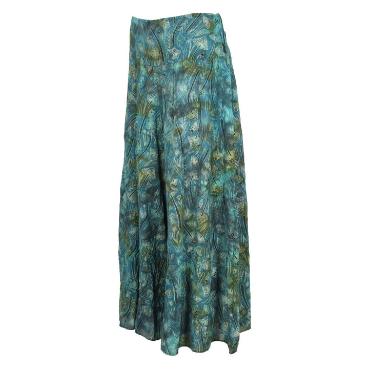 Tie Dye Mushroom Print Wide Leg Trousers