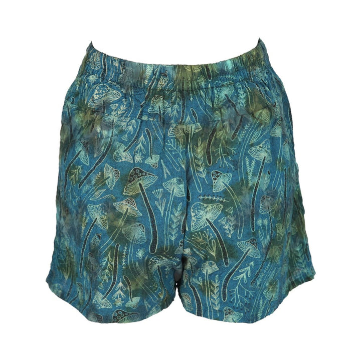 Tie Dye Mushroom Printed Shorts
