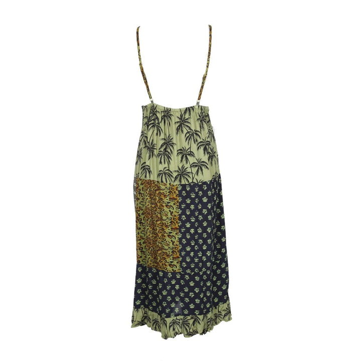 Patchwork Floral Long Dress